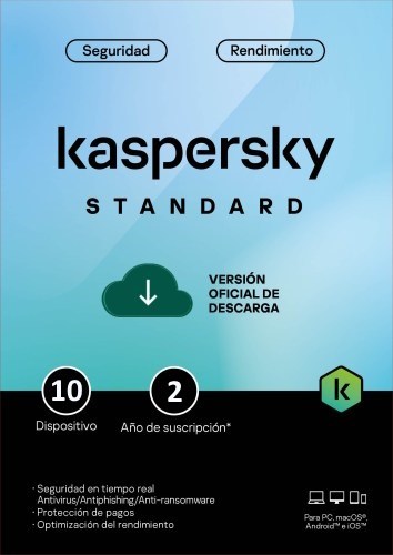 Kaspersky Standard Para 10 PCs por 2 Años